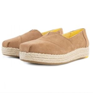 309 TOMS PLATFORM ALPARGATAWomen – Toffee